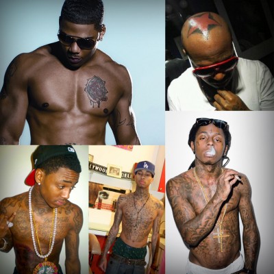 Rappers and singers - And their crazy tattoos