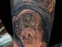 /uploads/tattoos/previews/Baby chimp color replication wildlife